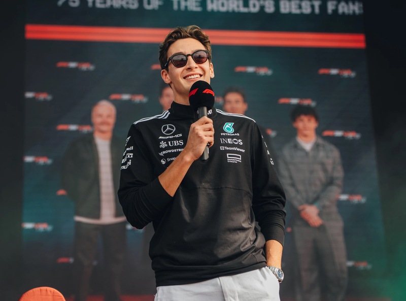 George Russell được mệnh danh là tài tử làng F1