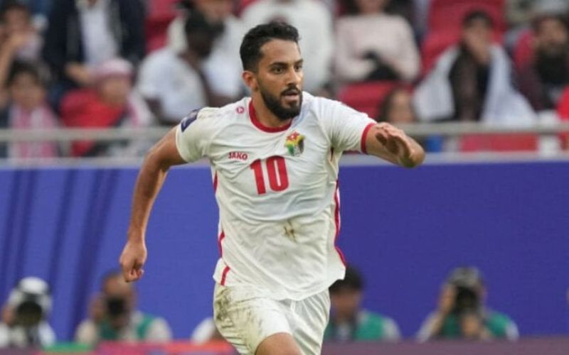 Musa Al-Taamari là một trong những cầu thủ triển vọng của bóng đá Jordan 