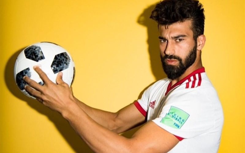 Ramin Rezeain là cầu thủ dày dặn kinh nghiệm của Iran 